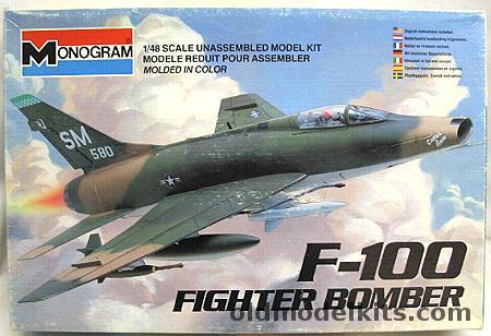 Monogram 1/48 F-100 Fighter Bomber Camo 'Carol Ann', 5424 plastic model kit